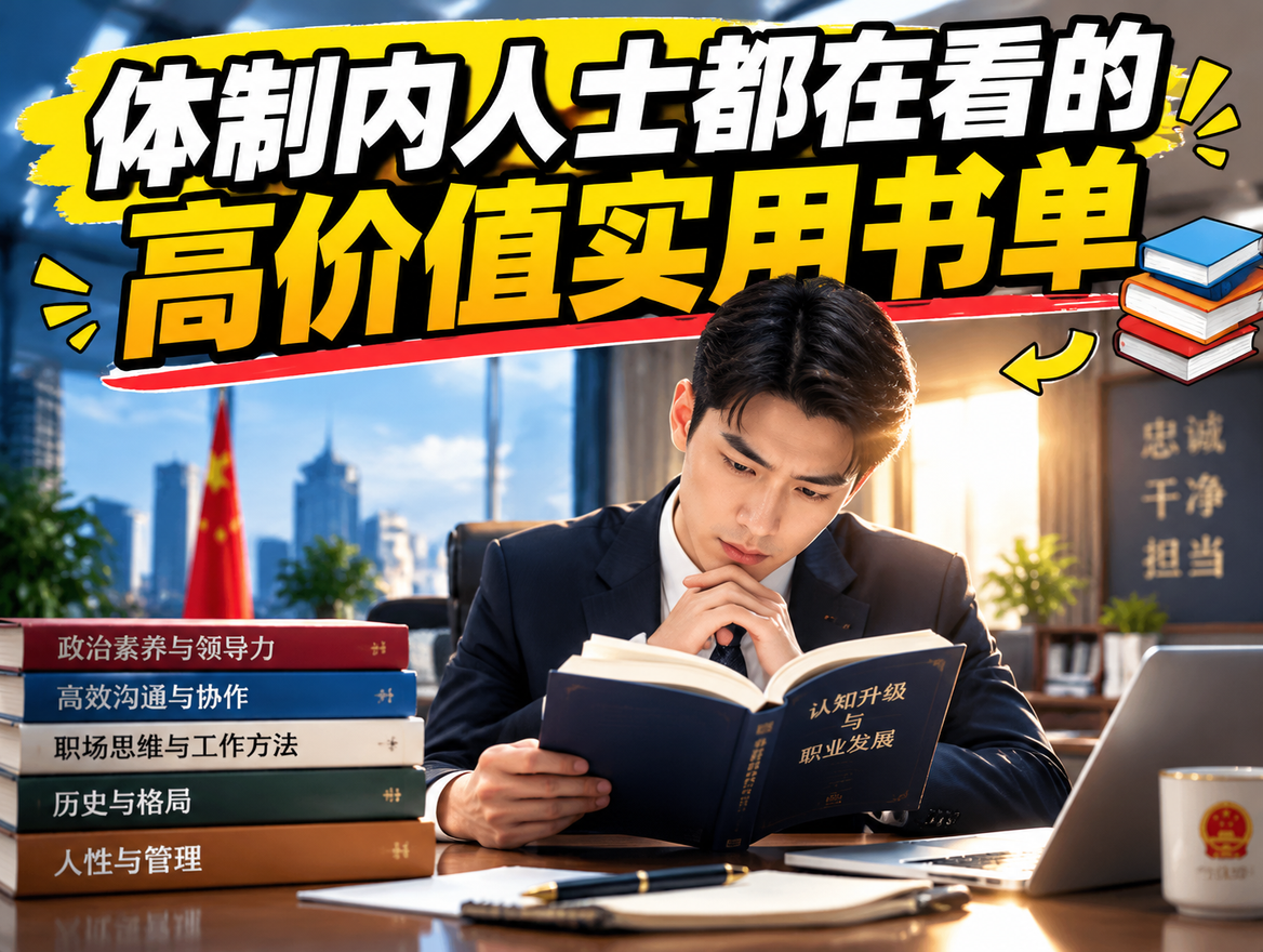 体制内人士都在看的高价值实用书单